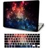 FFBOFFC Custodia Compatibile con MacBook Pro 13 Pollici 2015 2014 2013 2012 Modello A1502 A1425 con Retina Display, Plastica Rigida Protettiva Case Cover & Tastiera Cover, Rosso & Blu
