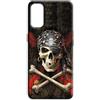 Mixroom - Cover Custodia Back case In TPU Silicone Morbida Per TCL 403 Fantasia Techio Pirata Con Bandana M526