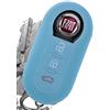 mt key Key Soft Case Custodia protettiva Chiave auto blu fluorescente (splendore al buio!) Per Fiat Ducato 500 Punto Peugeot Boxer Citroen Jumper