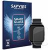 savvies 3 Pezzi Pellicola Protettiva Vetro per Xiaomi Redmi Watch 5 Active Protezione Schermo, senza Bolle, Anti-Impronta, Anti Graffio