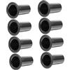 Mikinona Tubo di Sfiato per Subwoofer 40mm in Abs, 8 Pezzi Neri | Montaggio Fori Standard, Finitura Ordinata, Distorsione Ridotta, Risposta dei Bassi Migliorata, per Casse Audio