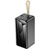Power Bank 100000mAh Caricabatterie Portatile Batteria Esterna con Display Digitale LCD 3 ingressi 4 uscite Powerbank a Ricarica Rapida (Dimensioni: 100000 mAh, Colore: Nero)
