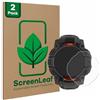 ScreenLeaf 2 Pezzi Pellicola protettiva per Garmin Instinct 3 Solar (50 mm) [Proteggi Schermo Sostenibili, Clear, Antigraffio]