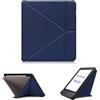Huanghua Custodia per Kobo Libra H2O ereader compatibile con Kobo Libra H2O Modello N873 Cover protettiva Auto Sleep & Wake Up Shell (blu scuro)