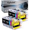 alphaink 10 cartucce compatibili con Brother LC-3239 LC-3239XL per stampanti Brother MFC-J6945DW, MFC-J5945DW, MFC-J6947, MFC-J6000DW, MFC-6100DW.
