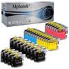 alphaink 30 Cartucce Compatibili per Brother LC3213 LC3211 LC-3211 per Brother DCP-J772DW MFC-J890DW MFC-J491DW MFC-J497DW DCP-J572DW DCP-J774DW MFC-J895DW(12Nero,6Ciano,6Magenta,6Giallo)