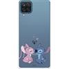 LA CASA DE LAS CARCASAS Cover per Samsung Galaxy A12 - M12 Ufficiale di Lilo & Stitch - Angelo & Stitch Beso per proteggere il tuo cellulare. Cover in silicone flessibile con licenza ufficiale Disney