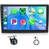 Generico Schermo Auto Bravo 2007-2014 CarPlay Android AutoAndroid 13 Autoradio con Navigatore GPS per FIAT Bravo 2007-2014,Schermo da 9 Pollici Stereo 2 DIN con Bluetooth FM/RDS Mirror Link WiFi SWC