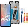 SiuVorZhi Display LCD compatibile con Blackview Wave 8 Display LCD Touch Screen Assembly Riparazione Parti di ricambio con strumenti.