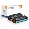 Organizza Ufficio CF244X CF-244X 2 Toner Compatibili per Hp LaserJet Pro M15a M15w M16w M17a M17w M28a M28w M29 M30