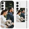 Yoedge Custom Cover Personalizzata Custodia per Samsung Galaxy A55 5G 6,5 con Foto Testi Disegni, TPU Silicone Personalizza Case con Immagine, Personalizzabili Case per Samsung A55 5G, Bianco