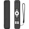 Generic Custodia protettiva per telecomando TV in morbido silicone per Homatics Box R 4K, struttura antiscivolo, custodia protettiva (nero)