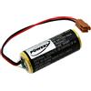 akku-net batteria al litio SPS per Sanyo CR17450E R, 3V, Lithium-Mangandioxid