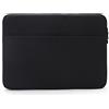 Lykoko Custodia protettiva imbottita per computer portatile da 14, per lavoro, viaggi, compatibile con Apple MacBook Air Pro da 15,3, 15,4, 14,4, 14,4, Asus, Dell, Samsung, Microsoft Notebook (nero,