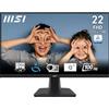 msi PRO MP225 da 21,5 Full HD Monitor - Pannello IPS 1920 x 1080, 100 Hz, Schermo Eye-Friendly, Inclinabile - HDMI, D-Sub (VGA)