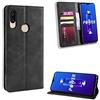 Jiajihua Custodia Compatibile con Umidigi Power in pelle PU Flip Kickstand Wallet Card Slot Chiusura magnetica Black