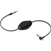 Retrak cavo retrattile audio da 3.5 mm, nero (ETCABLE3535)