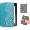 COCFOOKIW Custodia per 6 Pollici Kindle Paperwhite 5a/6a/7a Generazione, Cover Protettiva Alla Moda con Cinturino da Polso e Automatica Veglia/Dormire (Modello EY21 / DP75SDI)