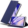 Cadorabo Custodia Libro per Huawei MATE 10 PRO in CLASSY BLU SCURO - con Vani di Carte, Funzione Stand e Chiusura Magnetica - Portafoglio Cover Case Wallet Book Etui Protezione