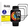 X-Dision [3 Pezzi Pellicola Protettiva Compatibile con Xiaomi Poco Watch,[Resistente ai Graffi, Alta Definizione][3D Curved Full Cover] Pellicola Protettiva per Xiaomi Poco Watch