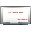 Sconosciuto Schermo a Lunetta Narraw Compatibile con N156BGA-EA3 Rev.C1 HD 1366X768 WXGA Slim Laptop LED LCD