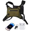 Generico Gilet Da Corsa Per Uomo - Tessuto Oxford, Borsa Pettorale Per Sport All'aria Aperta | Zaino Porta Cellulare Con Custodia Per Arrampicata, Camminata, , Sport, Campeggio, Escursionismo, Equitazione