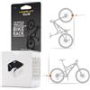 Hornit CLUG mtb Supporto da parete per bici, ideale per pneumatici da 43-62 mm, portata massima 8-20 kg, Bianco/Nero