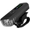 Qerwsdty Luce per Bici Ricaricabile USB 4 modalità Lampada per Luce Anteriore per Bicicletta per Bici Lanterna per Torcia A LED Impermeabile per Ciclismo