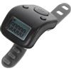 TOYANDONA Contatore per Dita Elettronico in Silicone Nero, Display Digitale Chiaro, Portatile e Resistente, per Allenamento e Stadio, Batteria Inclusa