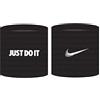 Nike Unisex - Adulto M Wristbands 2 PK Terry SchweißBND, Nero/Bianco, Taglia unica