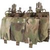 ZFFOZZ Borsa Triple 5.56mm per Caricatori con Clip Buckle di Sblocco Rapido, Porta - Caricatori con Pochetta a Chiodo e Fava(CP)