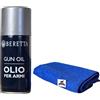ARMERIAONLINE SINCE 1999 Panno in Microfibra Omaggio Olio per Pulizia Armi Spray ANTICORROSIONE LUBRIFICANTE Fucile Pistola Beretta