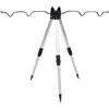 Generic Treppiede telescopico, resistente e regolabile, per canna da pesca, portatile, pieghevole, treppiede per canna da pesca, treppiede per pesca all'aperto