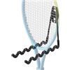 Generisch Racchetta da tennis a parete - ad alte prestazioni - cuscinetto - montaggio a parete - organizzatore per attrezzi - supporto per paletta in acciaio - organizzatore per racchette da badminton