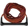 Jobe Transfer Ski Combo - Rosso - 1,1 Pollici | Impugnatura Rotonda Spessa 28 mm - Filo Principale a 16 Fili - 60 Piedi | Linea Principale di 18,28 m