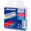 Holmenkol - Cera da Sci Unisex per Adulti, World Cup Mix Cold, Rosso/Blu, 2 x 35 g