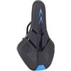 Generic Sella per bicicletta per bambini | PU & metallo e PP, 24 x 14,5 cm, nero/blu | Sella impermeabile morbida e spessa per bambini, mini bici da strada | Comoda corsa