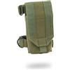 OPENLAND TACTICAL N.ER.G Openland Tasca Porta Caricatore da Calcio in Nylon Resistente | Porta Batteria con hook-and-loop per Fucile Softair, Tiro Tattico, Outdoor - 16x8 cm (OD Green)