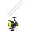 Generico Kit surfcasting canna COLMIC electra 3kw 4,20mt 100-200gr + mulinello TRABUCCO sonic 8000