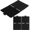 TACWJDM Pannello di Estensione Molle Bifacciale Pannello Tattico con Gancio Laterale Ad Anello Piastra di Sospensione Molle per Gilet Chest Rig Zaini E Tasche Tattiche(Black)