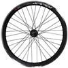 Woo Hoo Bikes Ruota posteriore Deep V 43 mm per Fixie, Fixed Gear, Track, Single Speed Bike (nero)