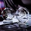 JJ GRADGOWN Trofeo di Cristallo Personalizzato, Incisione Profonda, Logo/Texto/Disegno Stampabile, per Eventi Aziendali, Gare Sportive, Premiazioni Aziendali e Premii per Successi