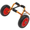 SUONTY Carrello per kayak, pieghevole, in alluminio, 80 kg, portata: leggero, portatile, per il trasporto di kayak, canoe, canoe