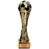 Larius Group Coppa da calcio con incisione a scelta, extra grande (245 mm, 460 gr.) - Trofeo d'onore - Palla per scarpe dorate
