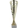 Hole Gadget Coppa Trofeo Personalizzabile 35, 33, 31 cm Singolo o Set Tutti Gli Sport, Calcio, Calcettto, Tennis, Basket, Padel, Fantacalcio, Premiazioni cod 13.191 (31 cm | Silver)