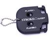 BESPORTBLE Segnapunti per Golf Stroke And Putt Contapunti da Tasca Catena in Plastica e Metallo Nero