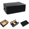 AGGBDYXO Pilates Sitting Box, Attrezzatura Accessori Pilates Pilates Reformer Box per Migliorare la libertà di Movimento e la flessibilità,Nero