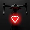 AaiLucky Fanale posteriore bicicletta luce posteriore LED bicicletta ricaricabile USB luce posteriore impermeabile bicicletta luce rossa ad alta intensità lampada zaino casco a forma di
