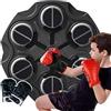 BommFu Macchina da Boxe Musicale per Bambini | Macchina da Boxe montata a Parete | Boxe con Musica | Musicpunch Boxing Machine | Beatpunch Boxing | Scatola da Parete con Musica - Scatole con Musica