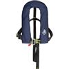 12skipper Junior giubbotto di salvataggio automatico ISO 150N con imbragatura, giubbotto salvagente, blu navy